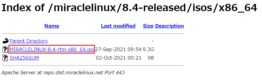 index of /miraclelinux/8.4-released/isos/x86_64/