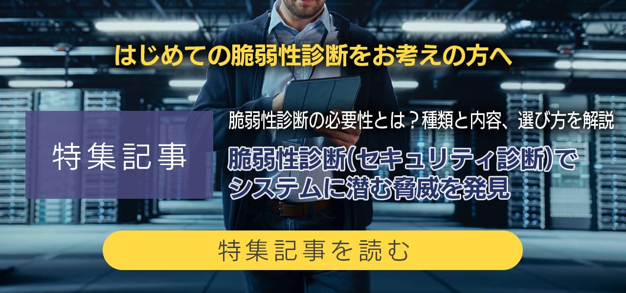 はじめての脆弱性診断をお考えの方へ 脆弱性診断の必要性とは？種類と内容、選び方を解説