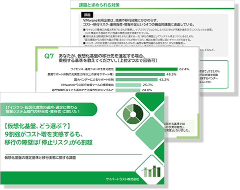 仮想化基盤の選定基準と移行実態に関する調査レポート