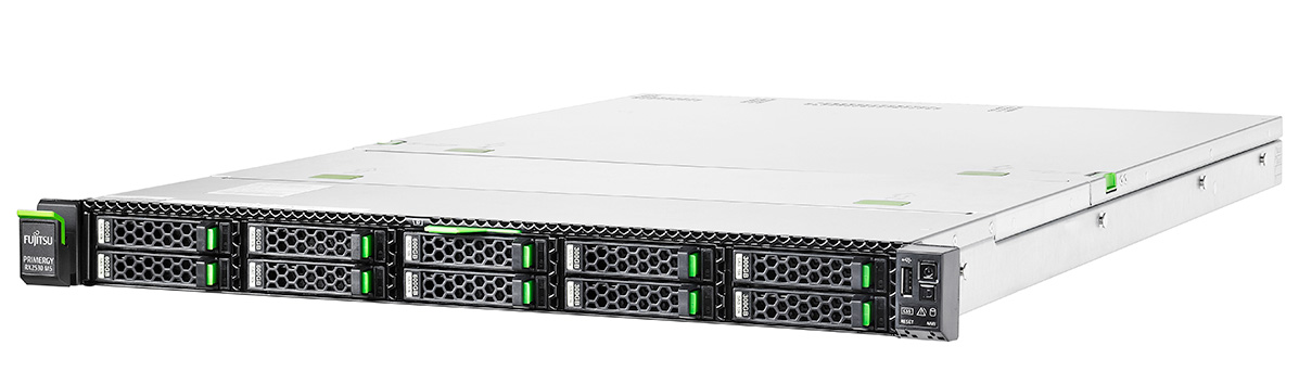 MIRACLE ZBX8400 は堅牢な高信頼性PCサーバー FUJITSU Server PRIMERGY RX2530 M5 を採用